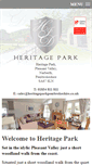 Mobile Screenshot of heritageparkpembrokeshire.co.uk